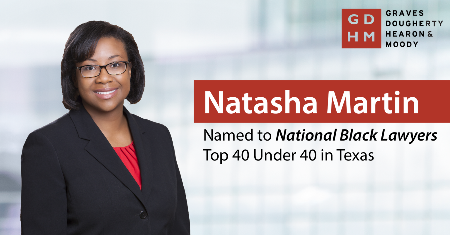 Natasha Martin named to National Black Lawyers 